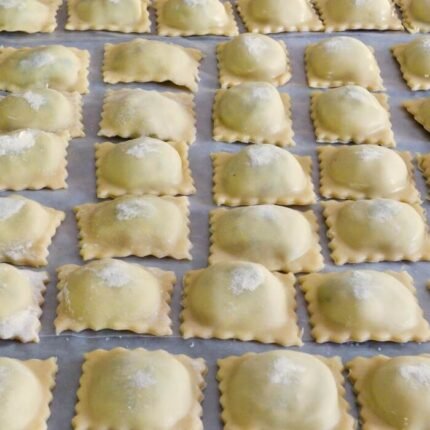 Ravioli With Porcini Mushroom Pasta