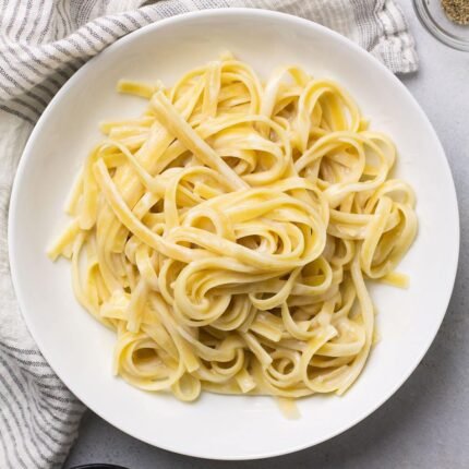 White Tagliatelle Pasta